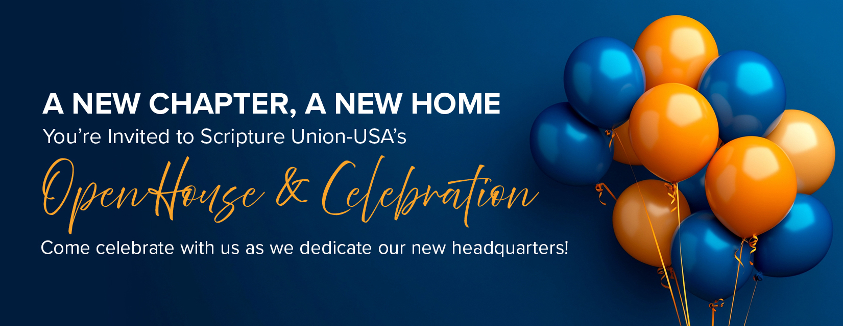 You’re Invited to Scripture Union-USA’s Open House & Celebration!